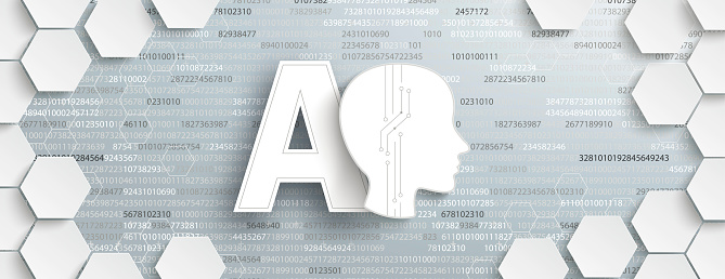 Algorithms Header White Hexagon Structure Ai Head Algorithm Header Stock Illustration ...