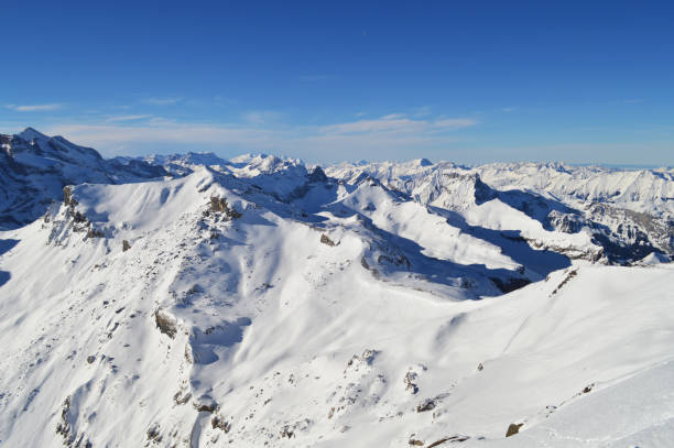 istock Mountain Schilthorn Eiger Monch Jungfrau, Switzerland. Alps 1483803173