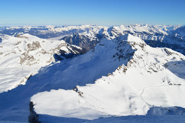 istock Mountain Schilthorn Eiger Monch Jungfrau, Switzerland. Alps 1483803219