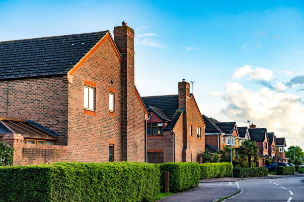 istock A street on a modern, brick built housing development in the UK 1483803643