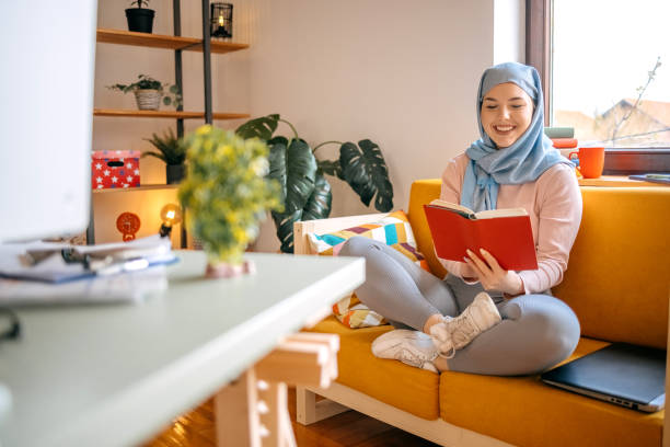 istock Female friends studying at home 1483807318