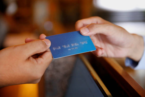 istock Cashless Payment with Credit Card 1483809747