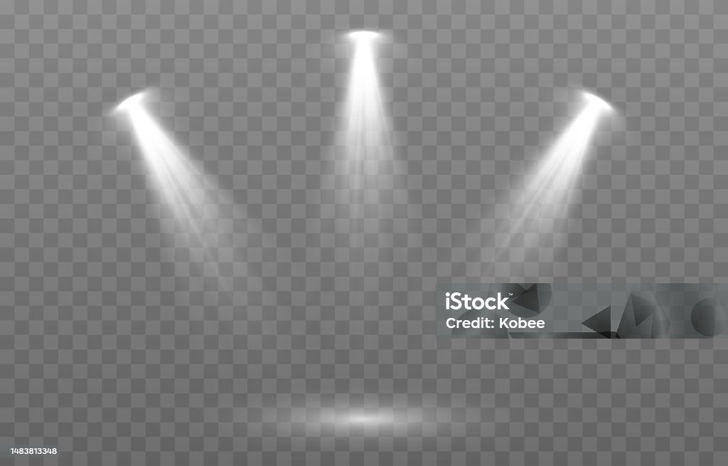Vector Light Source Studio Lighting White Light Source Light From A ...