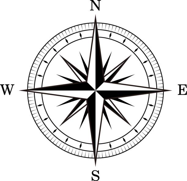Compass Needle Map 70+ Compass Magnetic Needle Stock Illustrations, Royalty-Free Vector ...