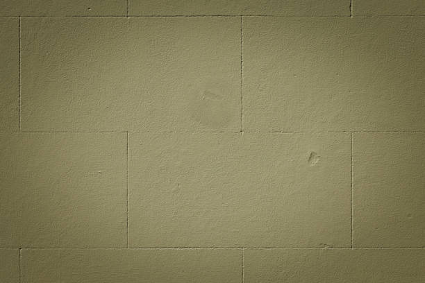 Part of a blank painted concrete wall.