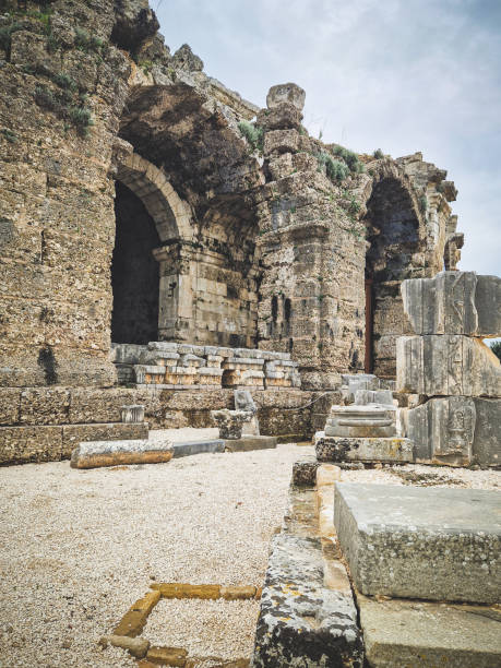 istock ruins of an ancient city in Turkey, Side 1483827721