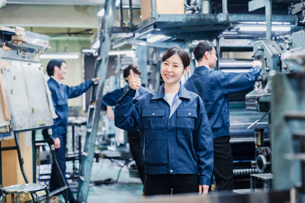 istock Factory worker giving the good sign 1483829487