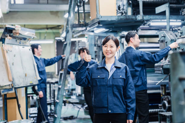istock Factory worker giving the good sign 1483829501