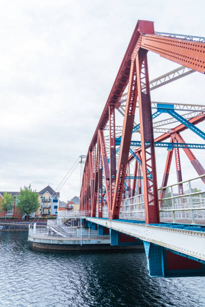 istock Iron Bridge Salford Quays Manchester 1483836978