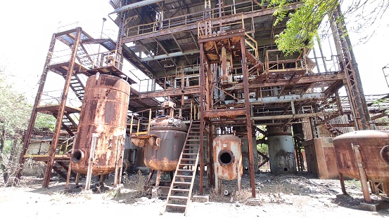 View of the Bhopal gas Tragedy site