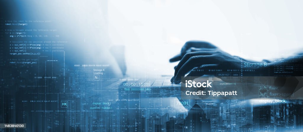 Digital Technology Software Development Concept Coding Programmer ...