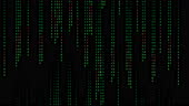 High Tech Digital Matrix Binary Code Falling The Matrix Style Binary ...