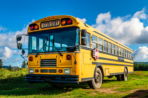 schoolbus in Canada