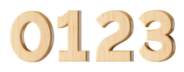 Letters made of wood