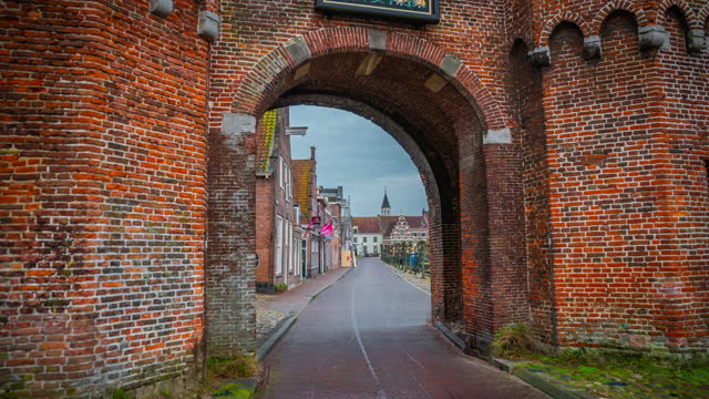 Medieval Gate Koppelpoort in the dutch city of Amersfoort