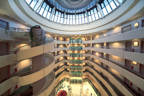 istock Stories and round dome in Iris Congress hotel. 148385101