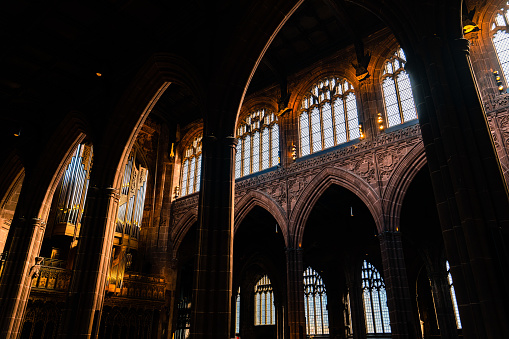 Interior View of Manchester Cathedral