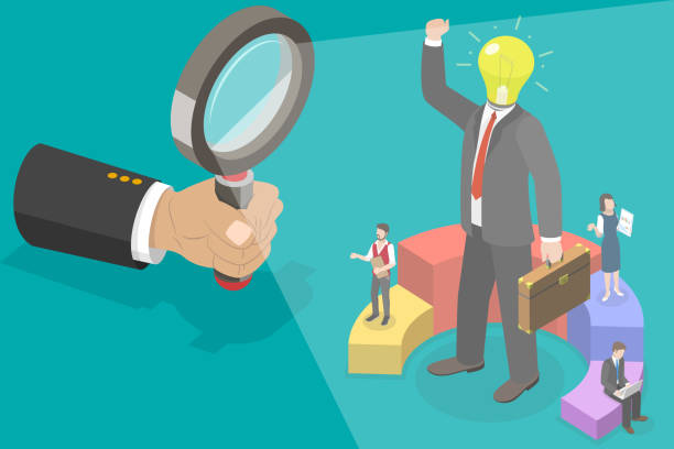 istock 3D Isometric Flat Vector Conceptual Illustration of Search Of Talented Employees 1483853704