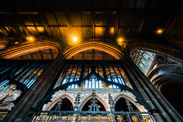 Interior View of Manchester Cathedral