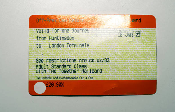 Rail tickets to Huntingdon from London.