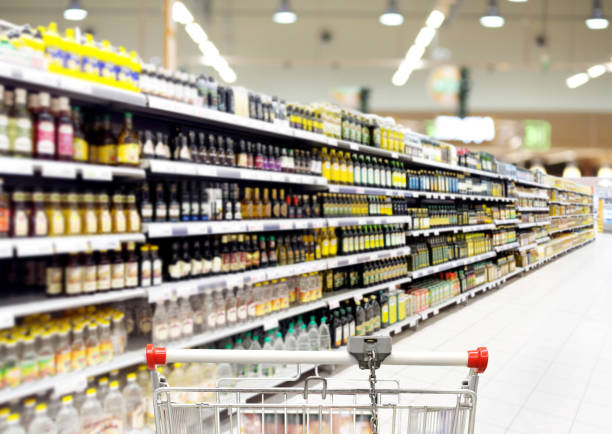 istock empty grocery cart in an empty supermarket 1483870266