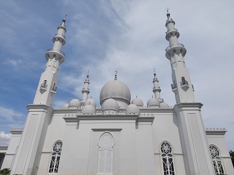 At-Thohir Mosque Building, Depok City, West Java Province, Indonesia
