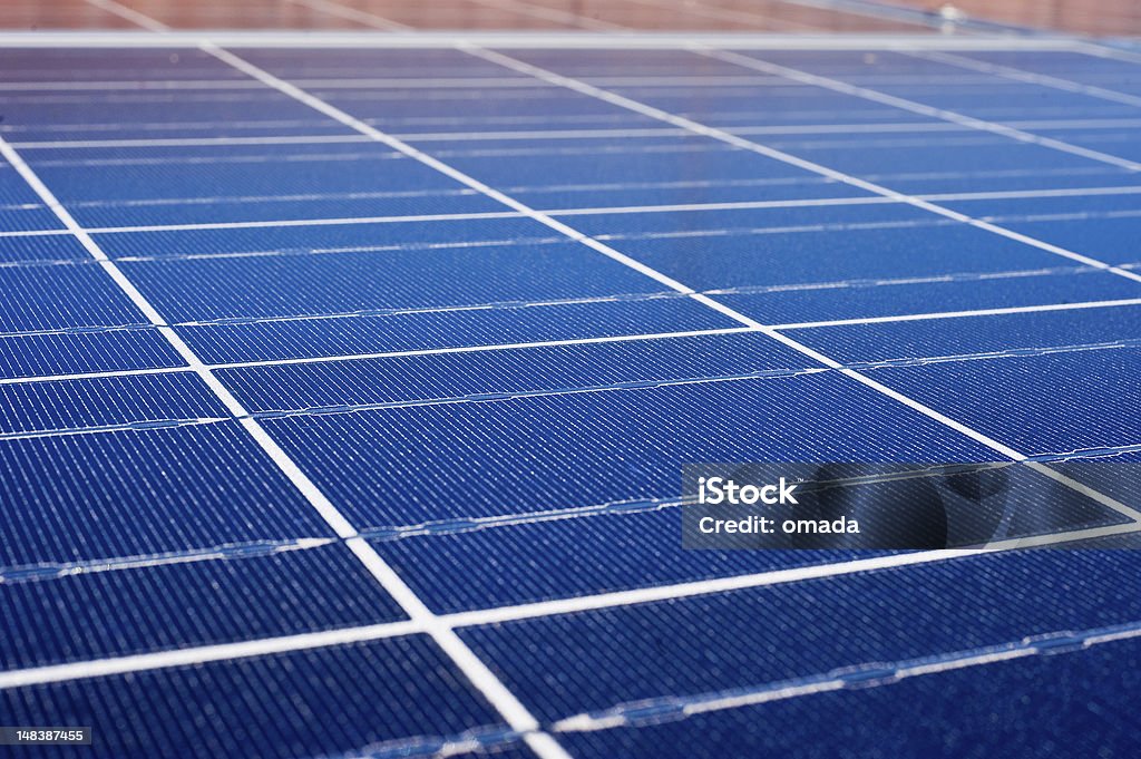 Солнечная электростанция - Стоковые фото Без людей роялти-фри