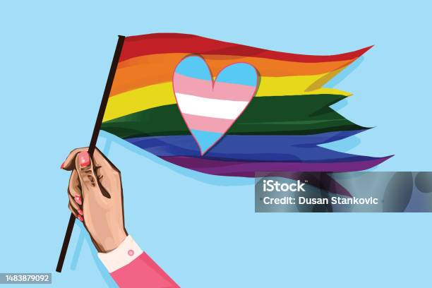 Transgender Unity Pride And Unity Celebration Stock Illustration - Download Image Now ...
