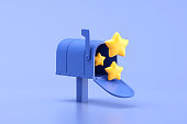 Stars in mailbox