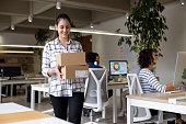 Woman working at an e-commerce business shipping orders