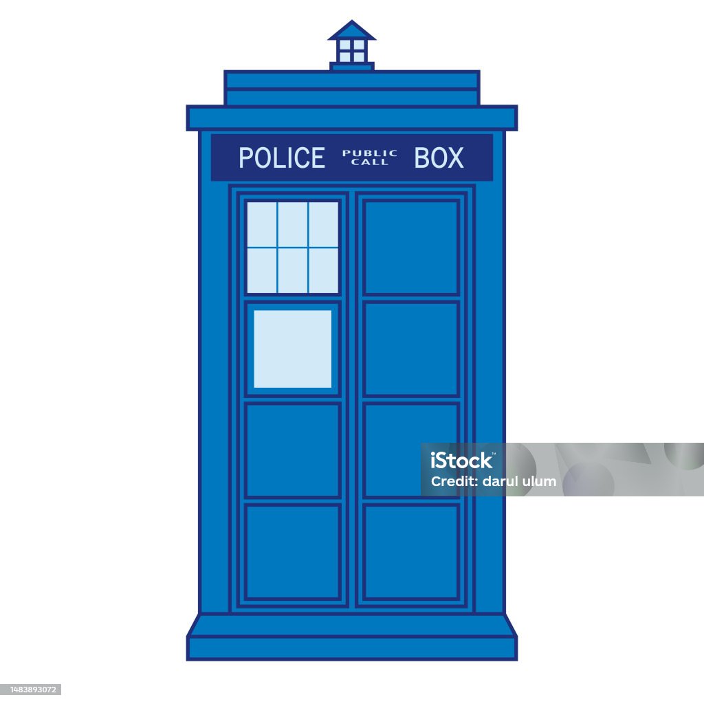 British Police Box R Traditional British Police Box Design Vector Isolated Illustration ...