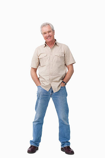 istock Mature male with hands in his pockets 148389419