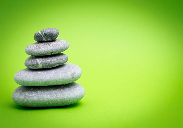 Balancing Stones,Balanced Pebbles ,Zen stock photo