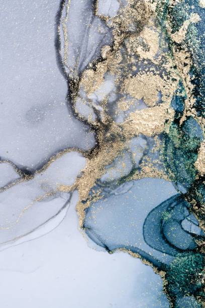 istock Marble ink abstract art from exemplary original painting abstract background 1483903977
