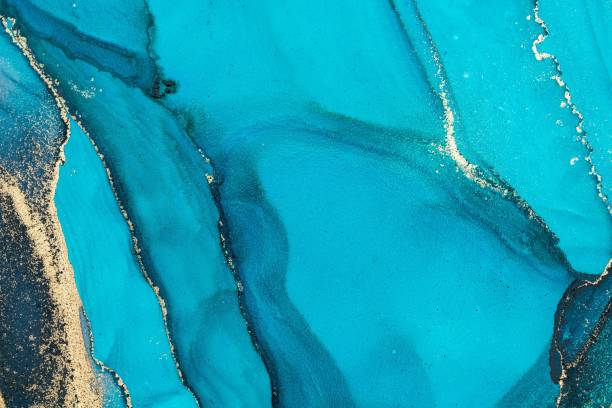 istock Marble ink abstract art from exemplary original painting abstract background 1483904030