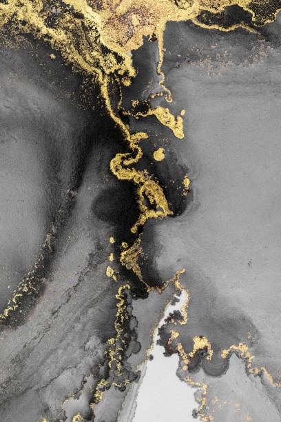 istock Marble ink abstract art from exemplary original painting abstract background 1483904493
