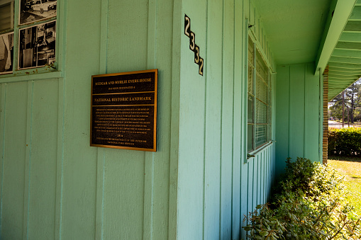 Jackson, MS - 2023: Medgar Evers Home is a National Historic Landmark located in Jackson, MS