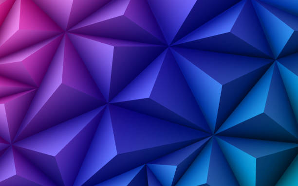 Modern Gradient Prism Background Design Prism design abstract shapes background pattern. gemstone images stock illustrations