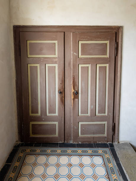 istock Wooden Doors in an Old House 1483914043