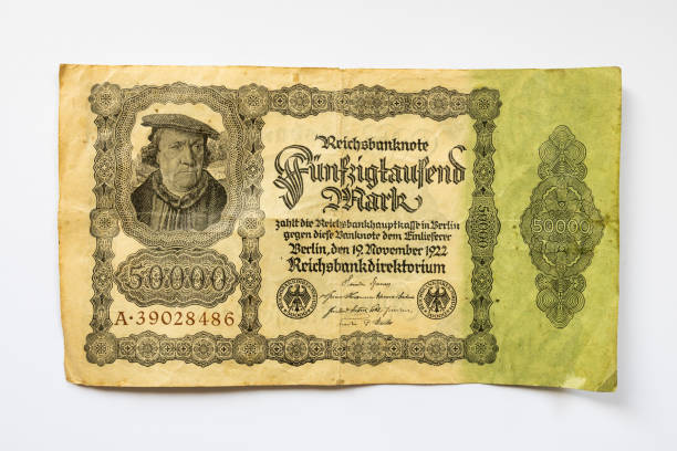 istock Fifty Thousand German Mark from 1922 1483914173