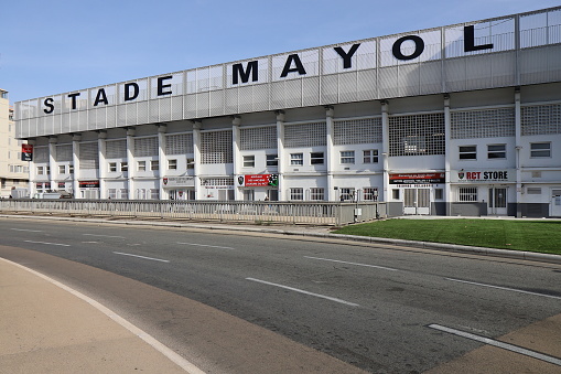 Mayol stadium, rugby stadium, view from outside, city of Toulon, department of Var, France