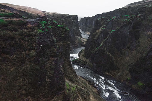 Fjaðrárgljúfur Icelandic Canyon