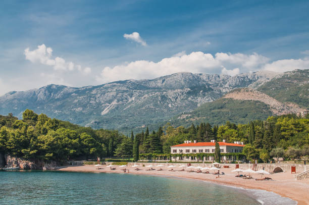 istock Royal beach Milocer in Montenegro 1483922330