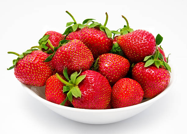 istock Red strawberry in the bowl closeup 148392586