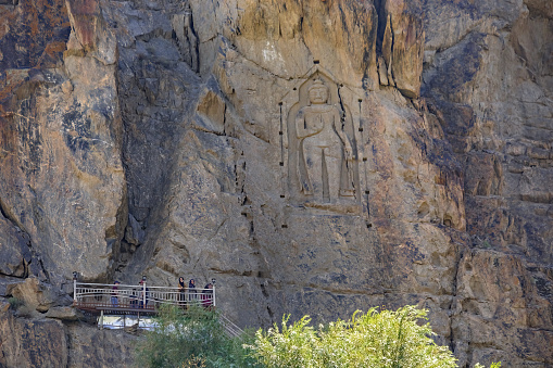 Kargah Buddha 7th century A.D stone carving Pakistan