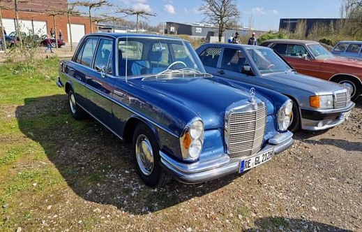 February 20, 2023, Madrid (Spain).The Mercedes-Benz W108 and W109 are luxury cars produced by Mercedes-Benz from 1965 through to 1972 (or 1973 in North America).