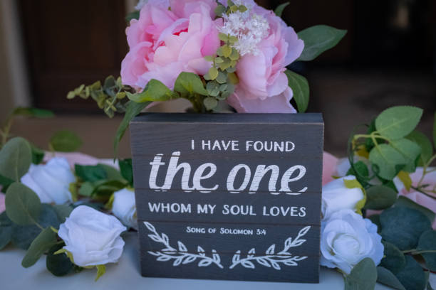 istock Cute Floral Decoration - LOVE 1483945015