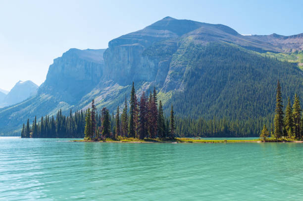 istock Spirit Island, Canada 1483949260