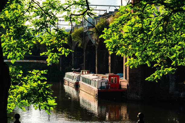 istock Frozen canals in Deansgate, Manchester 1483952351