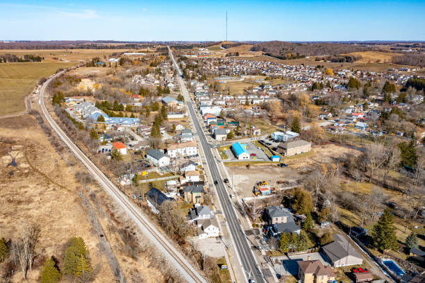 istock Aerial view Baden, Waterloo, Canada. 1483973009